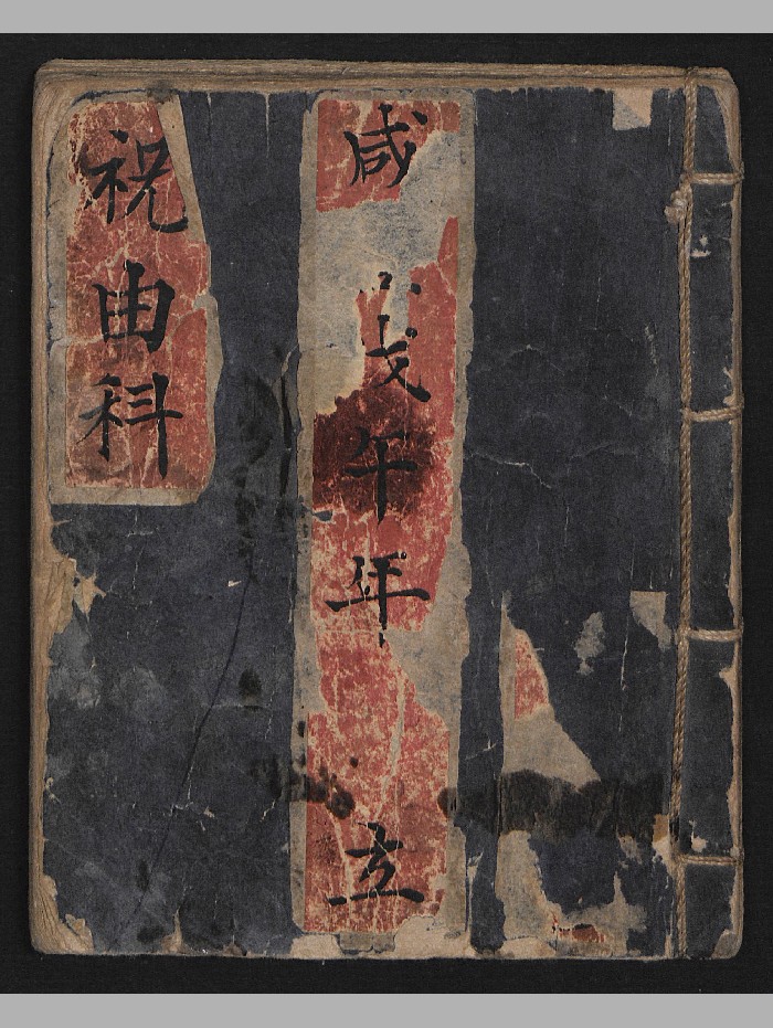 《祝由科》作者不详.钞本(清咸丰戊午年:1858).德国柏林国家图书馆藏