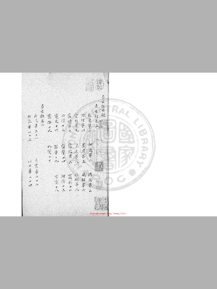 《步选经》旧钞本