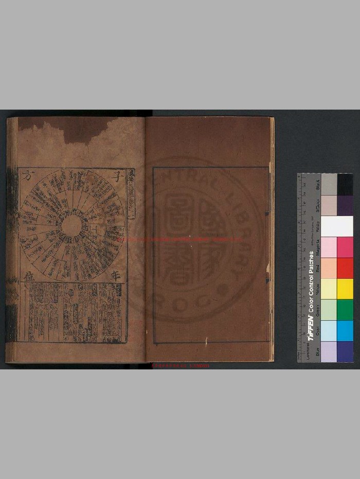 《新编阴阳足用选择龟鉴》元刊本（清晰度低）