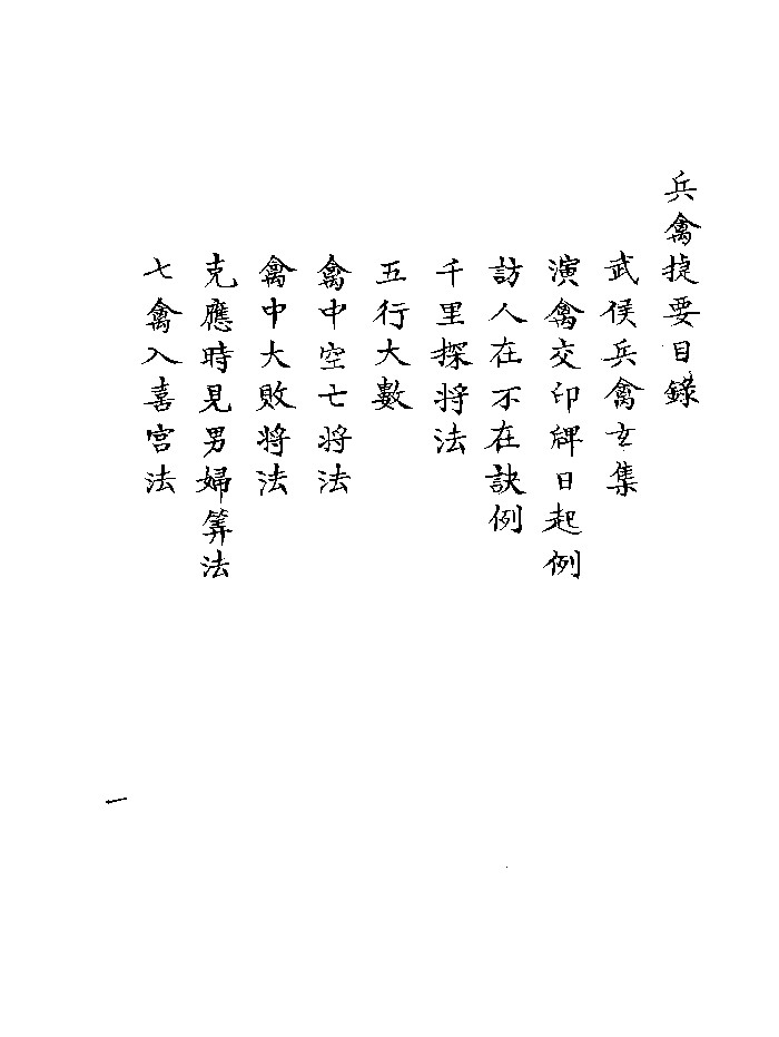 《兵禽捷要》黑白精修
