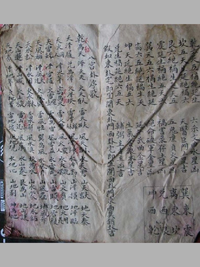 《64卦顺逆48局》古抄（42页）