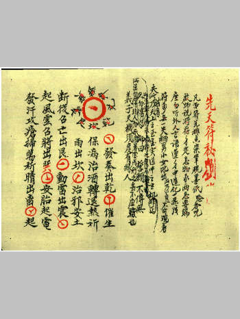 先天秘符 上中下3册