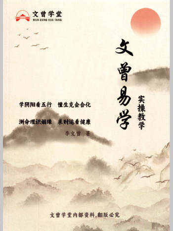 文曾学堂《盲派八字、星宫位解析、体用的方法步骤》文曾易学实操教学、十二地支详解485页