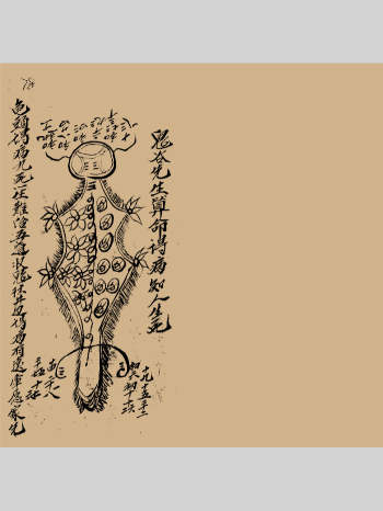 梅山民间孤本《鬼谷先生看病科》道家道医符咒相关古籍 78页