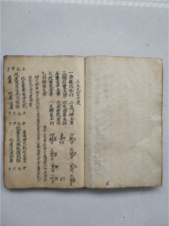 风水古籍《三元九宫分运》清光绪年抄本 38筒子页