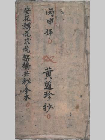 道法类《安花转花求花架桥共秘全本》民间稀缺精抄本 54页