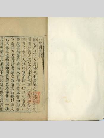 《八宅四书》明刻本 双页原始档（114页）