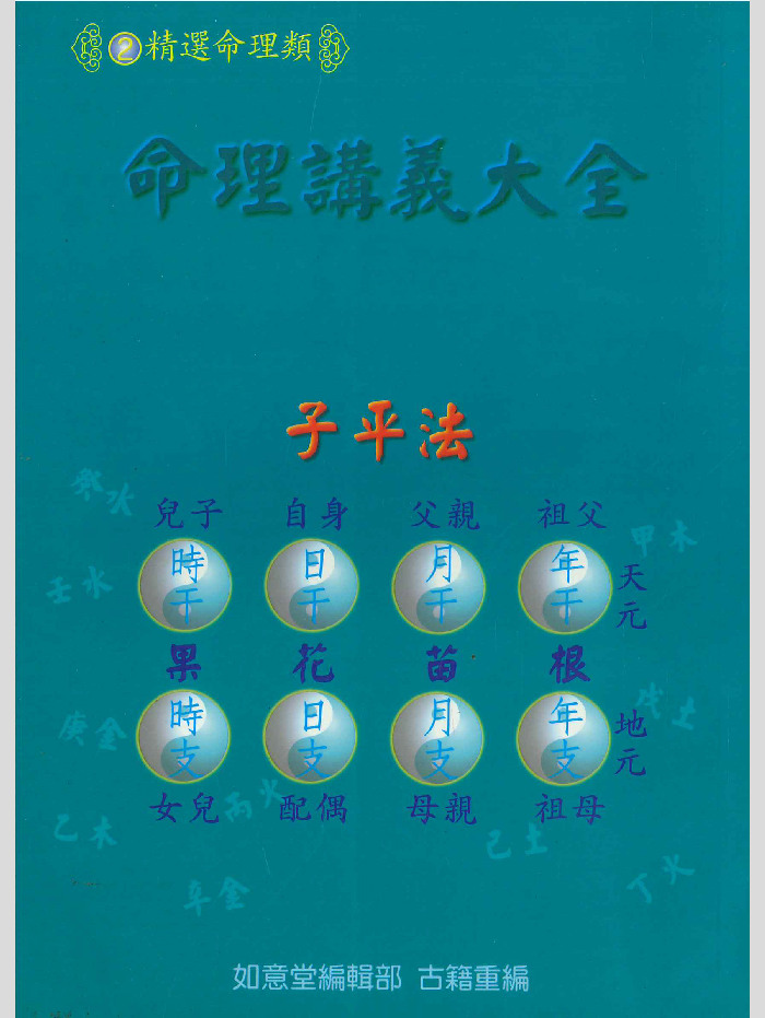 《命理讲义大全》如意堂编辑部 古籍重编394页