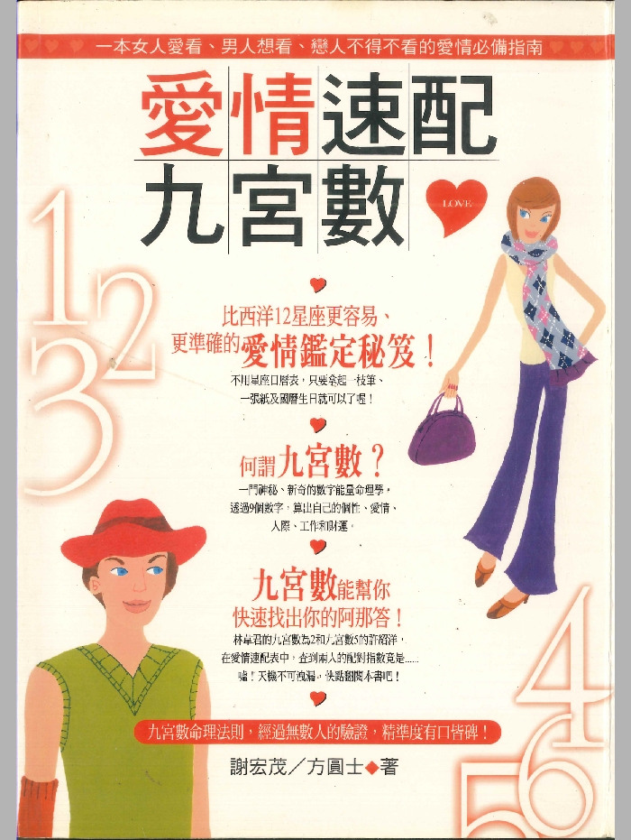 《爱情速配九宫数》谢宏茂、方圆士著 202页