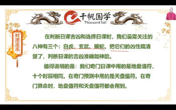林沐雨《奇门命理》视频16集