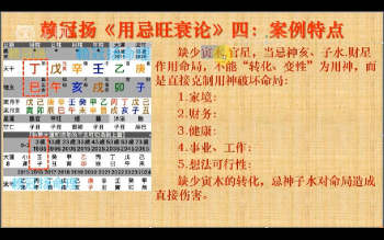 赖冠扬《八字用忌旺衰论》11集视频约2.5小时课程