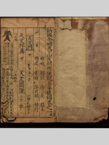 日用类古籍《新锲全补天下四民利用便观五车拔锦》33卷