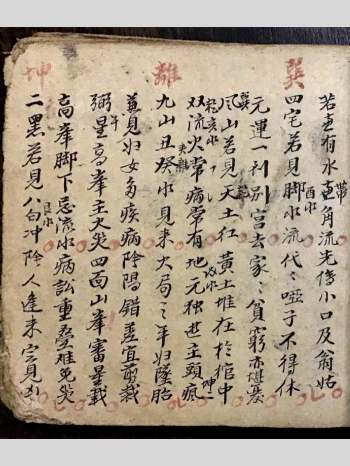 《杨公龙向砂水秘旨》64页双面（最后两页稍有破损）