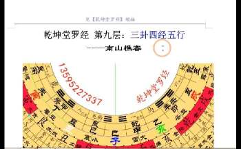 南山樵客《乾坤堂罗经辅助课》30集视频约4.5小时