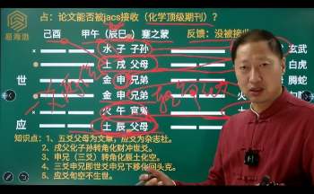 贺山丁老师《神机妙算六爻预测学》课程视频共43集约28.5小时