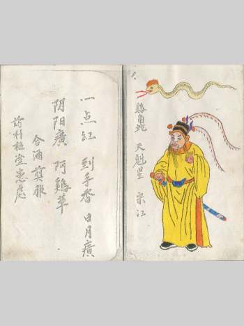 《蛇药簿》三十六天罡 七十二地煞（108好汉彩绘图，缺9：天剑星、地刑星、地壮星、地劣星、地健星、地耗星、地贼星、地狗星）