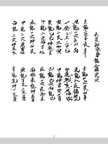 《天星秘诀寻龙合格定穴》光绪9年立 139页