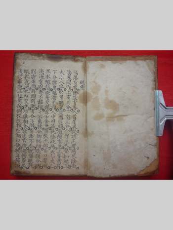 《诸家水法秘论》清代民间写本 128页双面