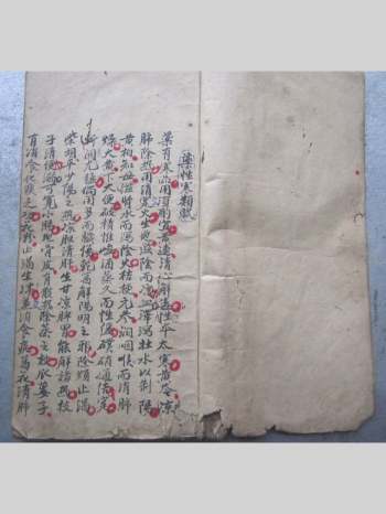 《药性寒类赋及八略八阵》64筒子页