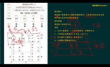 柏乔《奇门遁甲2023年直播课》回放视频13集约33.5小时