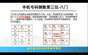 中华钦天博士讲解《奇门数字能量》教学视频41集