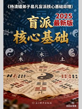 易凡 2025年乙巳年《杨清娟弟子易凡盲派核心基础命理》343页