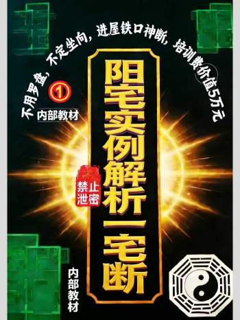 专业阳宅一宅神断《阳宅实例解析一宅断》384页