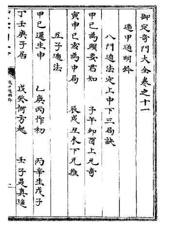 《遁甲通明钤》南小街本 黑白单页（148页）