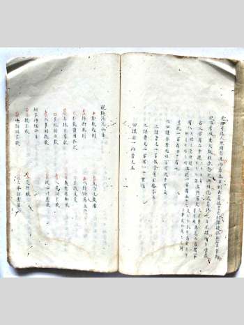 《观梅源流》清抄本 原色单页（34页）