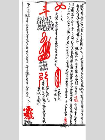 《台湾传嗣汉天师符38道》78页
