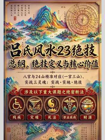 吕氏风水23绝技（内部整理版）412页电子版