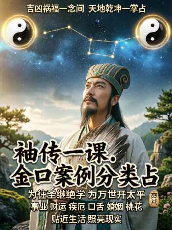 袖传一课《金口案例分类占》372页
