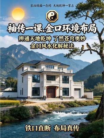 袖传一课《金口环境布局》177页