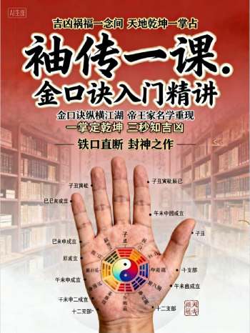 袖传一课《金口诀入门精讲》161页