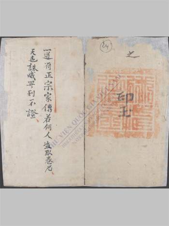 《紫微符咒》子部道藏法咒存目手抄本 53页