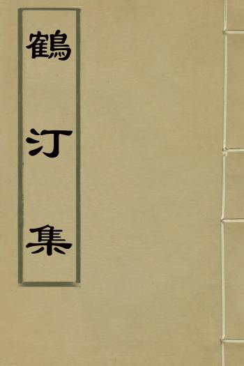 《鹤汀集》张毛健撰 2册