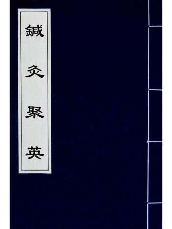 《鍼灸聚英》高武撰 3册
