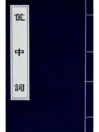 《箧中词》谭献辑 5册