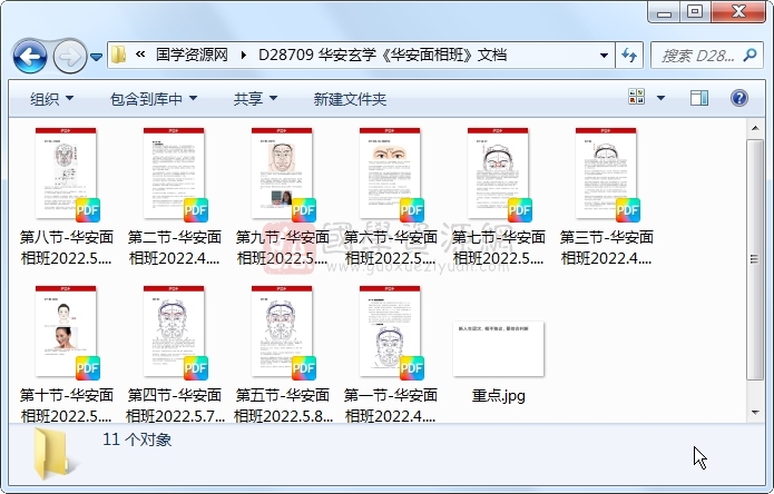 华安玄学《华安面相班》文档 手相面相 第1张-国学资源网 华安玄学《华安面相班》文档 手相面相 第1张