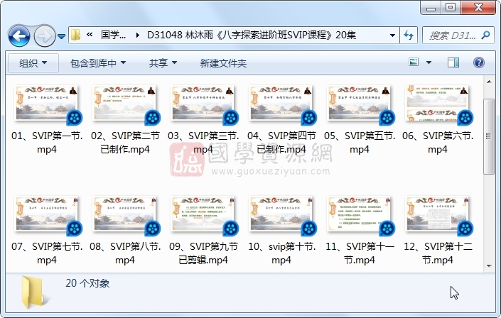 林沐雨《八字探索进阶班SVIP课程》20集 四柱八字 第1张