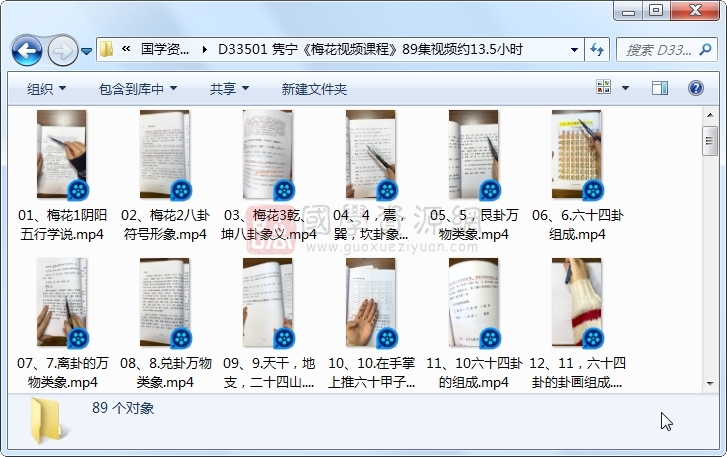 隽宁《梅花视频课程》89集视频约13.5小时 梅花易数 第1张