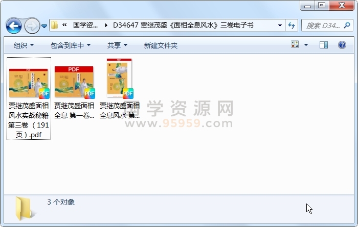 贾继茂盛《面相全息风水》三卷电子书 手相面相 第1张