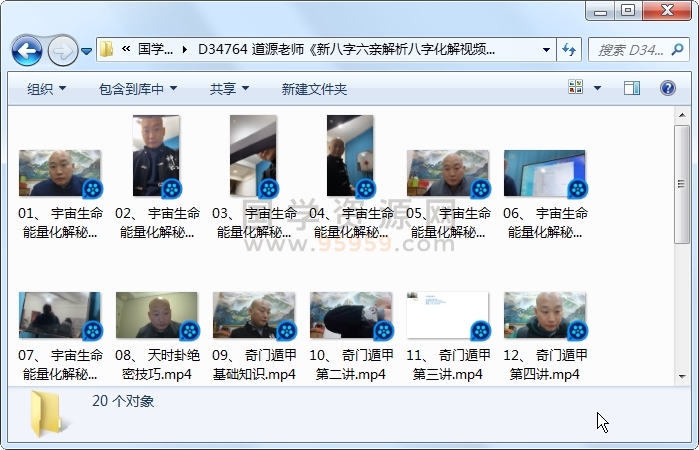 道源老师《新八字六亲解析八字化解视频20集》约33小时 四柱八字 第1张
