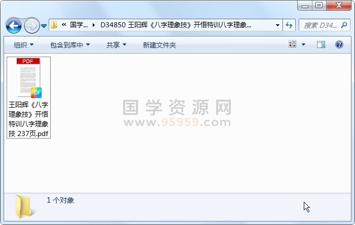王阳辉《八字理象技》开悟特训八字理象技 237页 四柱八字 第1张