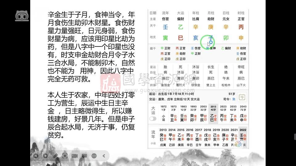 冯嘉茗《传统四柱精讲课程》视频30集 四柱八字 第2张