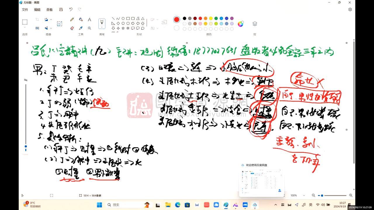 旭闳吕氏八字精讲身体特征系统预测2024版（二）视频27集 四柱八字 第2张