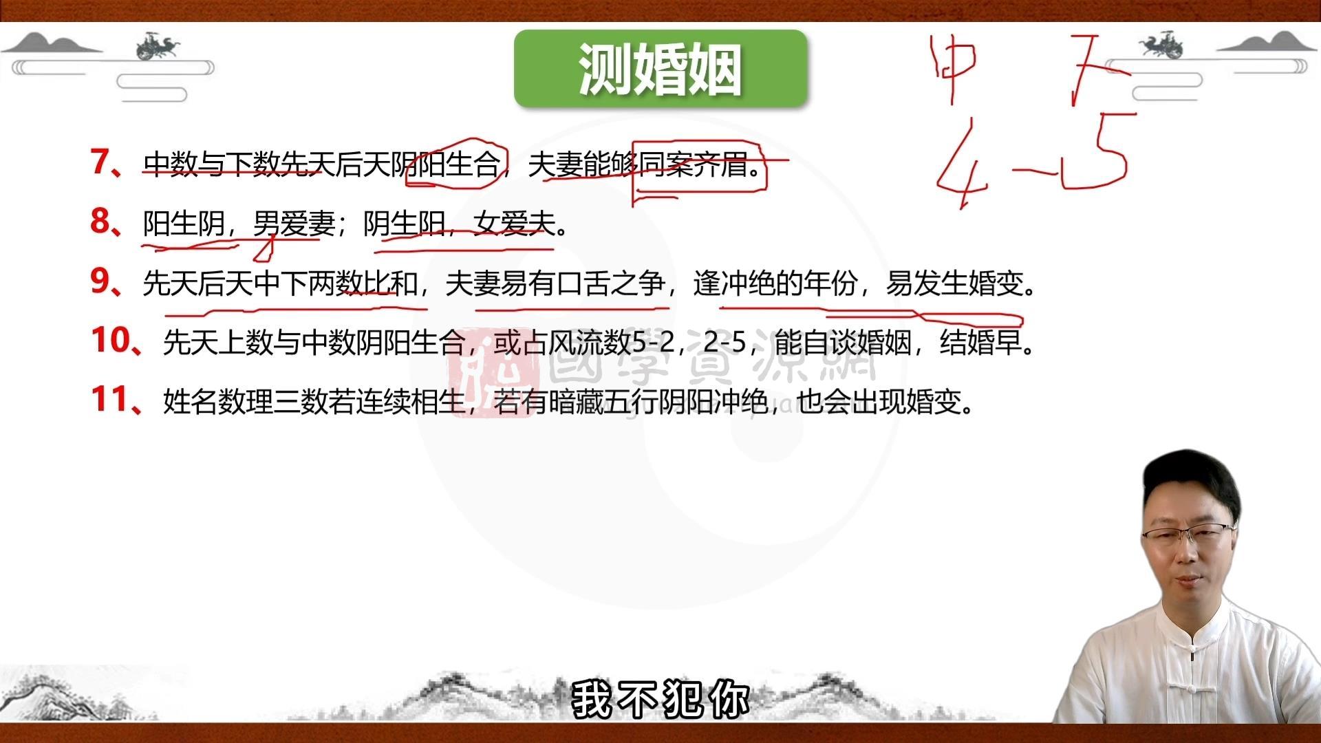 杨振炜 姓名学课程视频33集约15.5小时 姓名测字 第2张