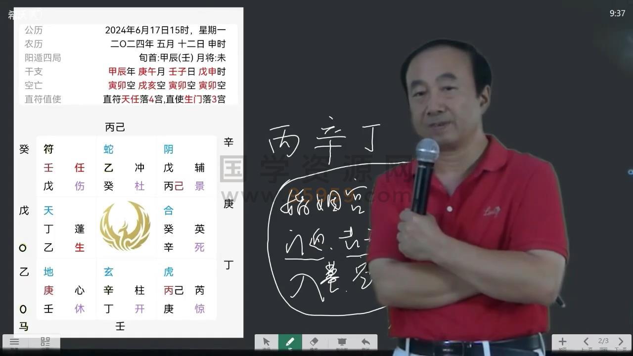 刘凤鸣《奇门遁甲北大博雅总裁班课程》视频4集 奇门遁甲 第2张