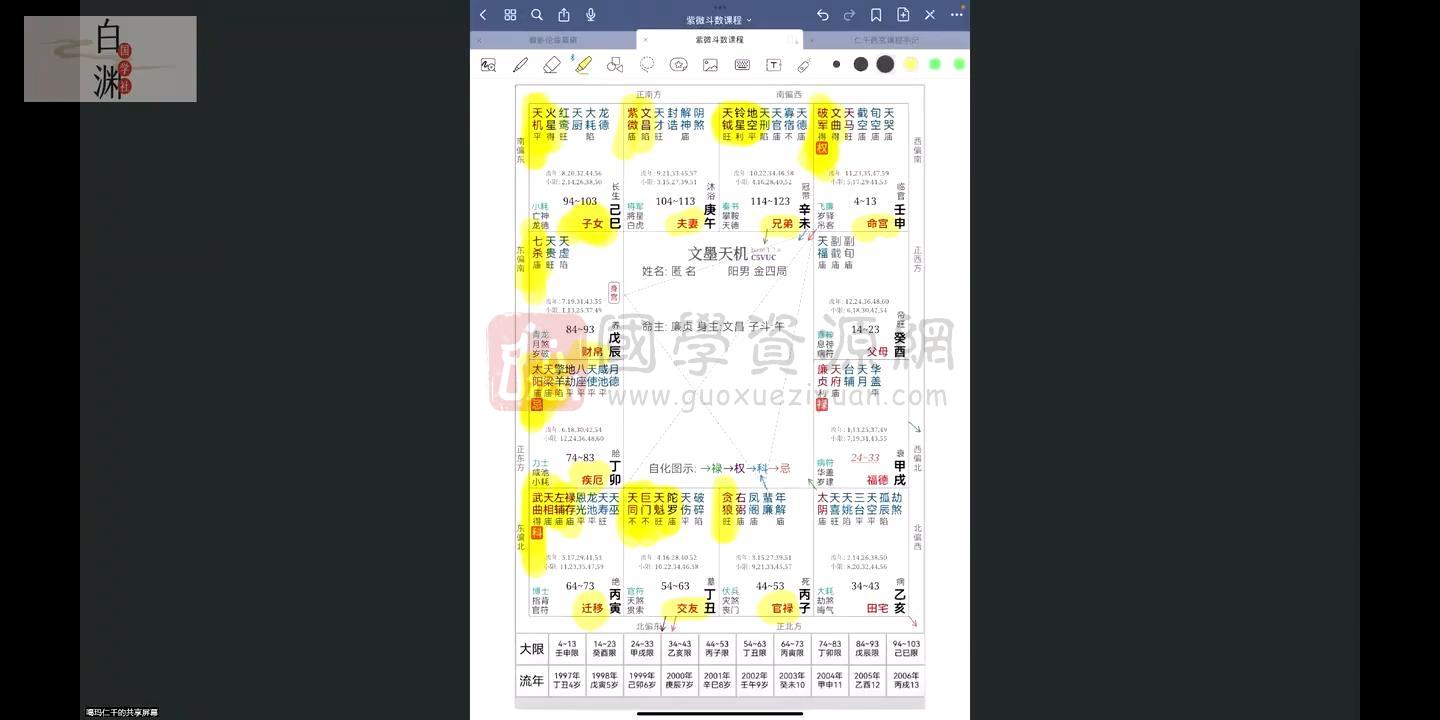 云起时《紫微速成班》视频9集约6小时 紫微斗数 第2张