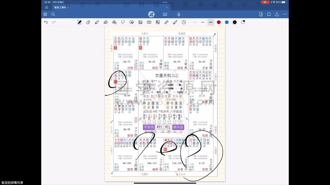 赵财猫《财富事业专题精通课》视频15集 紫微斗数 第2张